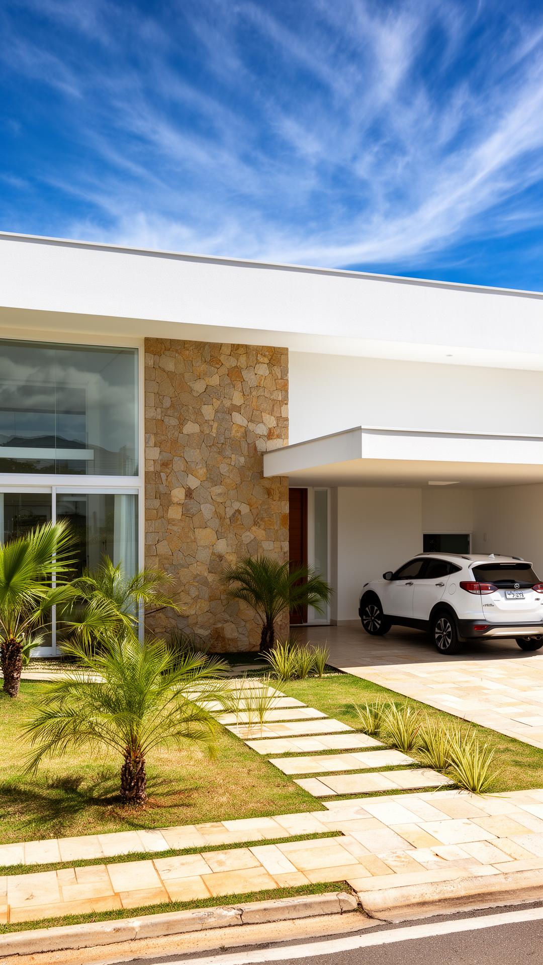 Residência com piscina infinita